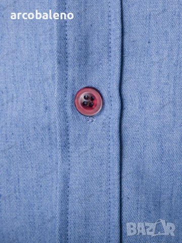 Ежедневна мъжка риза с дълъг ръкав, 2цвята, снимка 8 - Ризи - 42195608