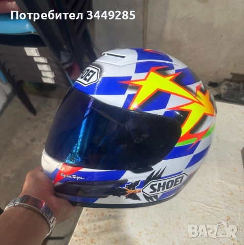 Каска shoei, снимка 4 - Спортна екипировка - 52793648
