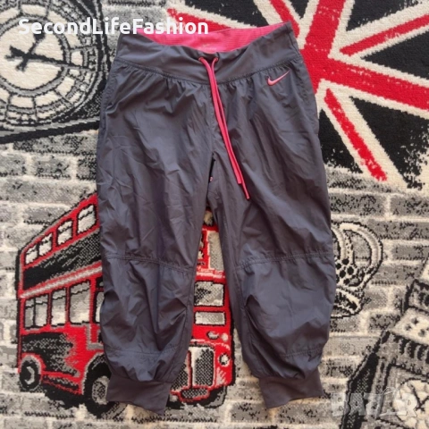 Дамски спортен панталон Nike Dri Fit размер S сив розов, снимка 2 - Къси панталони и бермуди - 53218663