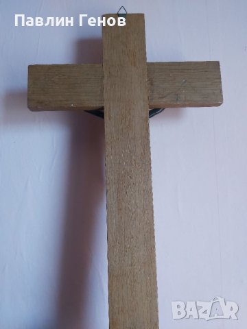 Стар кръст , Исус Христос 50.5х28см , снимка 12 - Други ценни предмети - 41394621