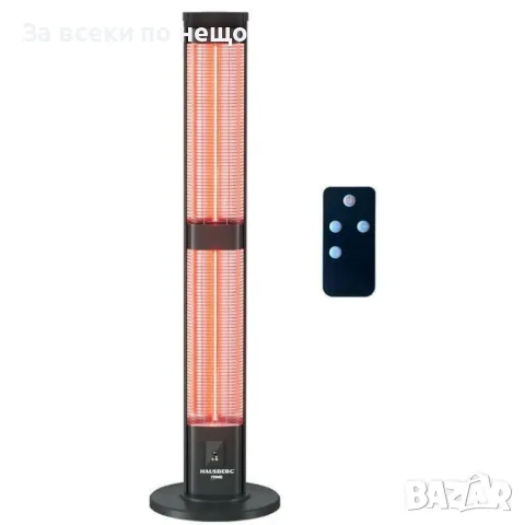 Инфрачервена карбонова печка с дистанционно управление Hausberg HB-8570NG, 3000W, снимка 2 - Отоплителни печки - 47862194