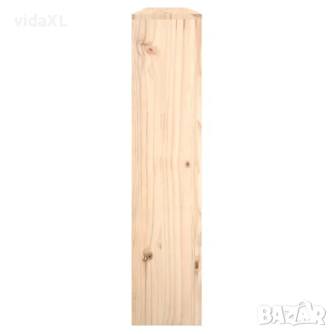 vidaXL Параван за радиатор 153x19x84 см борово дърво масив, снимка 6 - Паравани - 56148042
