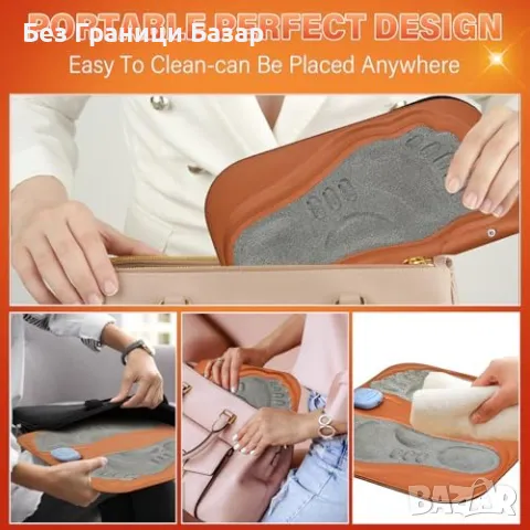 Нов Електронен масажор за кръвообращение и болка в краката с 15 нива, снимка 5 - Масажори - 48158507