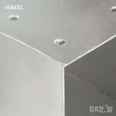 vidaXL Конектори за греди 4 бр Y-образни поцинкован метал 101x101 мм, снимка 4 - Огради и мрежи - 56146150