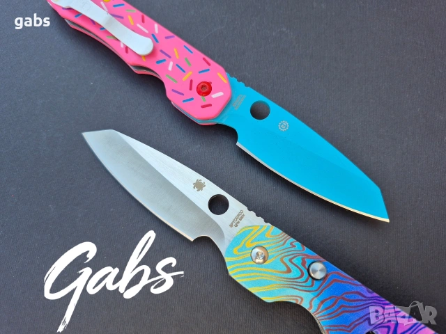 Сгъваем нож Spyderco C240 Smock,два цвята, снимка 6 - Ножове - 53476640