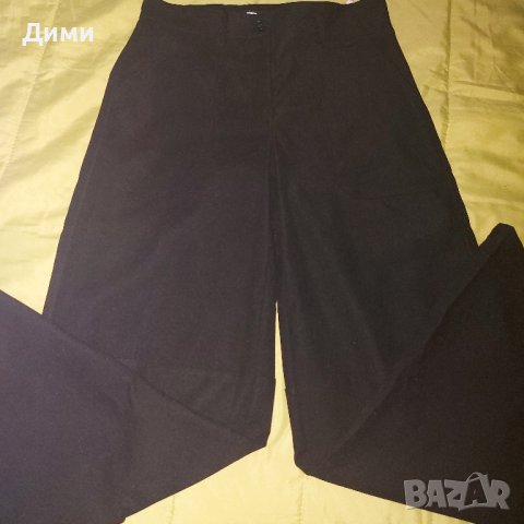 Черни панталони Палацо, снимка 5 - Панталони - 41876885