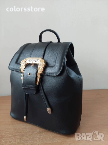 Черна раница Vers@ce/SG-RBT1, снимка 5 - Раници - 38255274