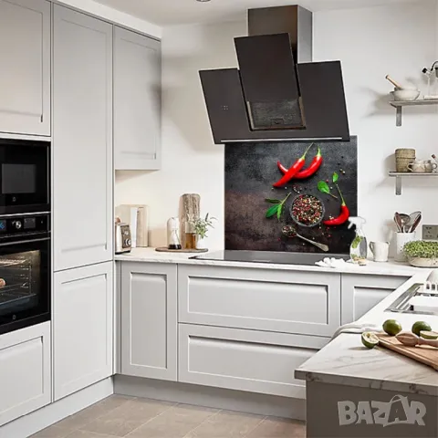 Плот кухня Картина Люти чушки/ плот 20 х 20см, принт стъкло, Glasspik Germany, снимка 13 - Картини - 49372009