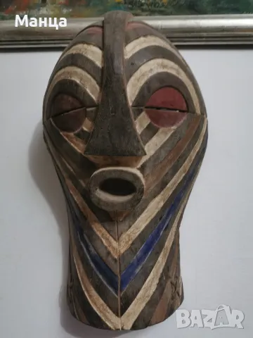 Африканска маска Сонгие, снимка 2 - Антикварни и старинни предмети - 49154628