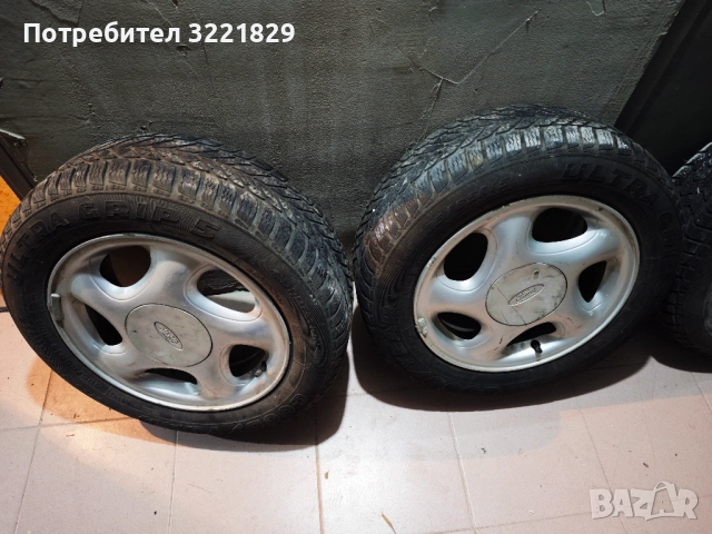 Алуминиеви джанти с гуми за Форд 185/65/15, снимка 2 - Гуми и джанти - 52375081