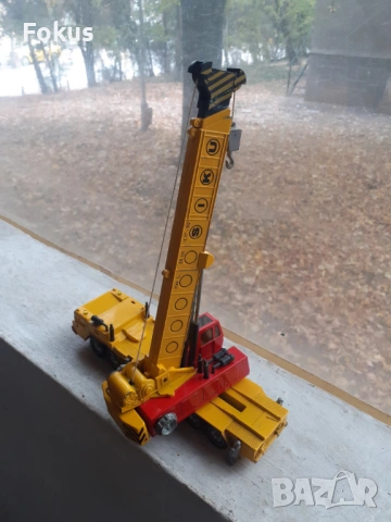 Метална количка играчка кран Siku 4010 Германия, снимка 4 - Антикварни и старинни предмети - 53363687