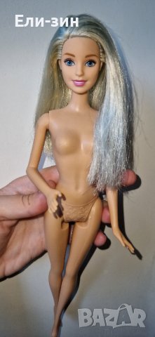 реставрирана оригинална кукла Барби със синкава коса, снимка 9 - Кукли - 41405531