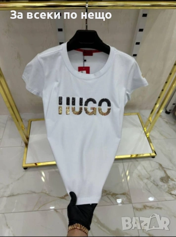 Hugo Boss Дамска Тениска👚Дамска Блуза С Къс Ръкав - Различни Цветове Код Bal Style22, снимка 2 - Тениски - 53658093