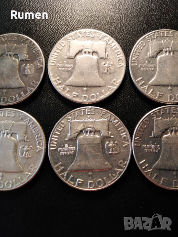 Халф долар САЩ , снимка 7 - Нумизматика и бонистика - 36413842