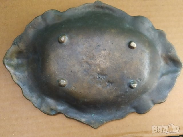 бароков пепелник от бронз, снимка 6 - Други ценни предмети - 39490120