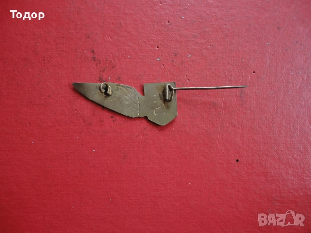 Армейски бронзов знак с емайл , снимка 6 - Колекции - 52615815