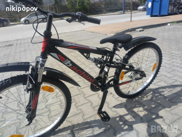 SPRINT Велосипед 24" Bachini Speed FSP черен.червен, снимка 6 - Велосипеди - 53848801
