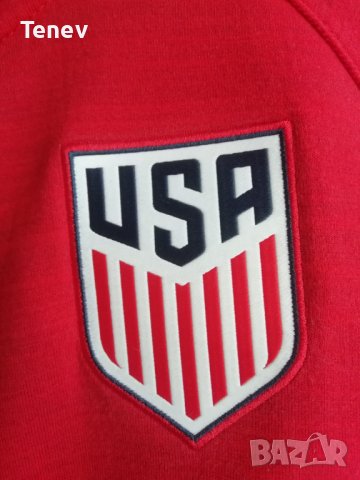 USA Nike Football Soccer оригинален суичър горнище САЩ L размер , снимка 3 - Спортни дрехи, екипи - 41628713