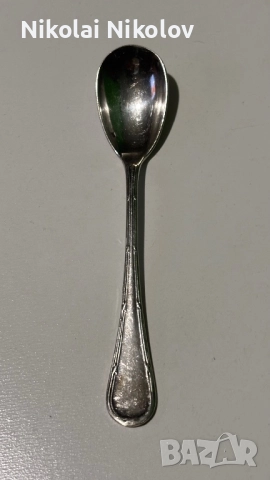 Сребърна лъжица, снимка 3 - Антикварни и старинни предмети - 52100938