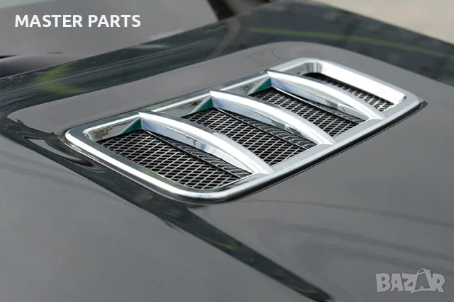 Хромирани добавки за отворипреден капак Mercedes w166 ML GLE GL GLS, снимка 2 - Части - 51379658
