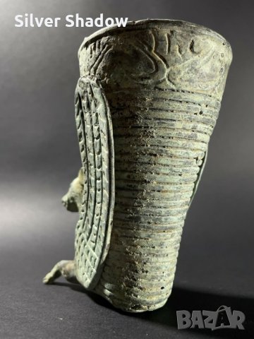 Ритон от бронз с ''Грифон'' - Реплика, снимка 6 - Антикварни и старинни предмети - 35813832