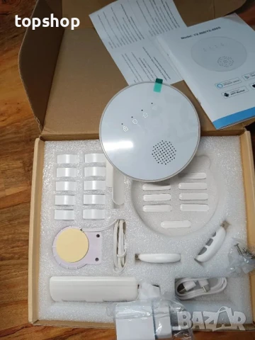 Безжична WiFi алармена система за домашна сигурност YISEELE с приложение за предупреждение и аларми, снимка 8 - Аналогови камери - 50525012