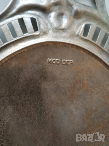 бронзов поднос,табла арт деко, снимка 6 - Други ценни предмети - 41575356