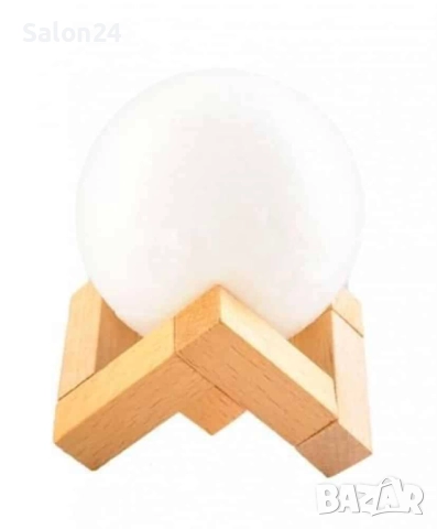 Нощна лампа с формата на луна – малка, диаметър 8 см., снимка 6 - Други - 52279491