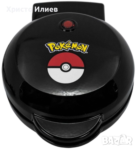 Гофретник Покемон Uncanny Brands Animation Pokemon Pokeball Logo, снимка 4 - Гофретници - 52358772
