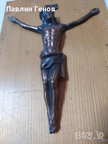 Стар кръст , Исус Христос 27.5х20см, снимка 5 - Антикварни и старинни предмети - 41393706