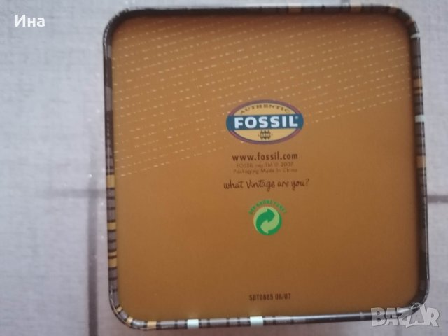 Fossil blue водоустойчив дамски часовник като нов голям, снимка 10 - Дамски - 41630406