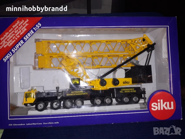 Кран колекционерски модел на марката Siku във 1.55  мащаб 