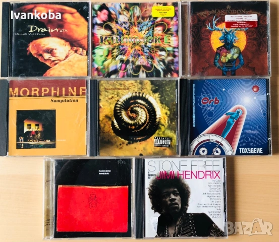 Оригинални американски дискове с рок и метъл