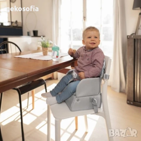 Намалено ново френско сгъваемо столче за хранене Badabulle Sunday Pop / много практично