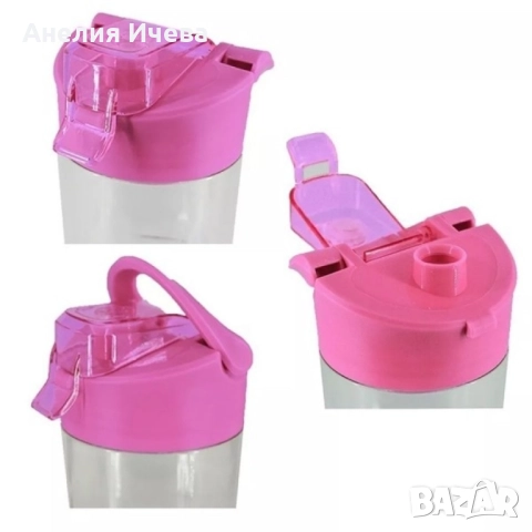 Преносима електро-бутилка за шейкове, смутита и блендиране на плодове , снимка 5 - Блендери - 51623713