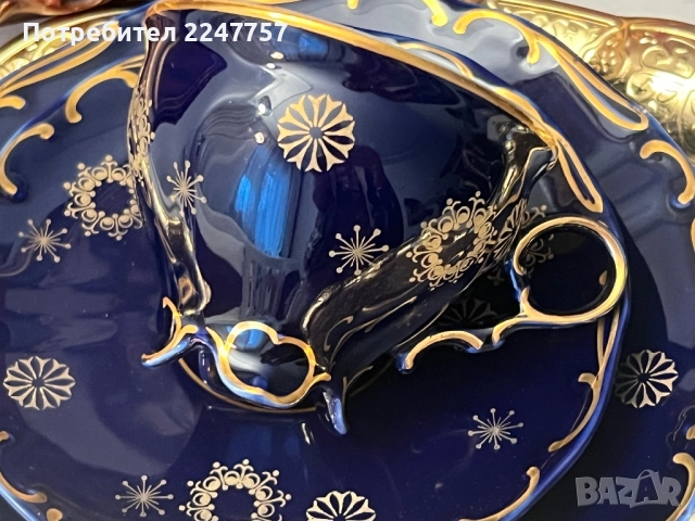 Троен сет порцелан Lichte, снимка 2 - Антикварни и старинни предмети - 52771217