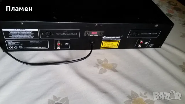 Dual CD Player Omnitronic CDP-360, снимка 5 - Ресийвъри, усилватели, смесителни пултове - 49033623