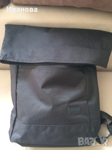 Чисто нова черна раница.