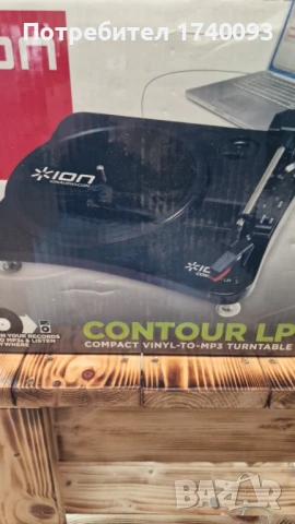 Компактен грамофон от винил към mp3, снимка 2 - Грамофони - 51274659