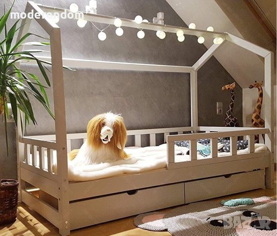 Детско легло къщичка, снимка 1 - Мебели за детската стая - 41901125