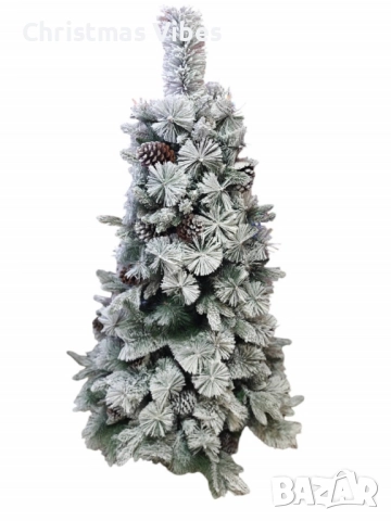 Изкуствено борче/елха със заскрежени иглички, снимка 8 - Декорация за дома - 52229722