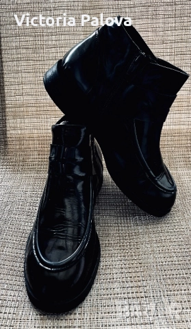 Елегантни кожени боти EMOZIONI  - италиански дизайн, снимка 7 - Дамски боти - 52879214