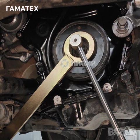 VAG 1.8L и 2.0L TFSi/TSi  - Инструмент за фиксиране шайбата на коляновия вал, 50739, снимка 4 - Други инструменти - 36454070