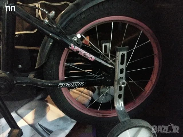 Детско колело 16" BMX, Enduro Armor, черно/червено, снимка 2 - Велосипеди - 56303236