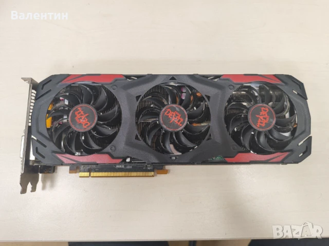 Видеокарта PowerColor Red Devil Radeon RX 570 4GB GDDR5, снимка 3 - Видеокарти - 50645767
