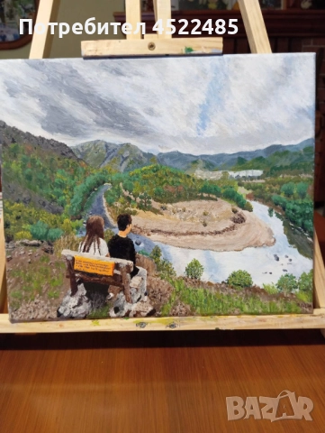 ръчно рисувани картини с акрилни бои 25/30