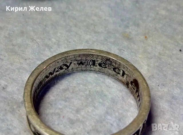 ЕЛ КАМИНО ПЪТЯТ Към САНТЯГО РИМОКАТОЛИЧЕСКИ СРЕБЪРЕН ПРЪСТЕН ЛАКИРАНО СРЕБРО 925 АРТ ИЗРАБОТКА 48886, снимка 10 - Антикварни и старинни предмети - 49913134
