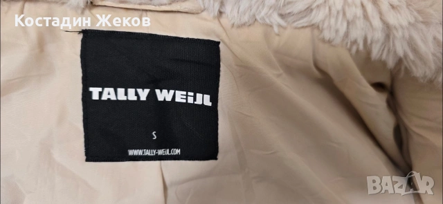 . Дамско оригинално пухено палтенце. TALLY WEIJL. Като ново. , снимка 8 - Якета - 53242320