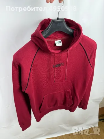 Мъжка памучна блуза с качулка „Puma“ с лого „Box Logo“, размер S, снимка 5 - Суичъри - 56120766