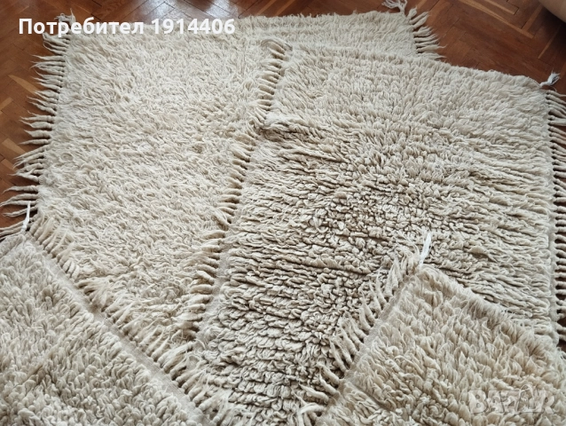 Китеници халища 100 % вълна, нови 2 бр. 1,15 м./2,10м. 4 бр. 0,85 м./1,55 м., снимка 15 - Други - 51869872